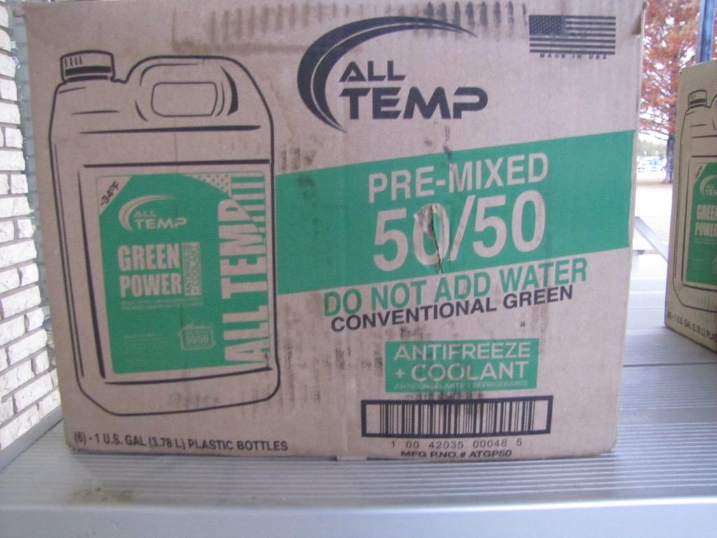 Case of Antifreeze 50/50 All Purpose Green