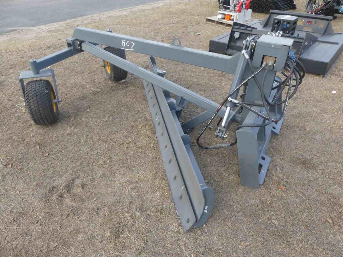 Push Blade w/ Wheels for Skid Steer