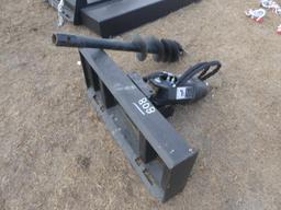 Auger Attachment for Skid Steer