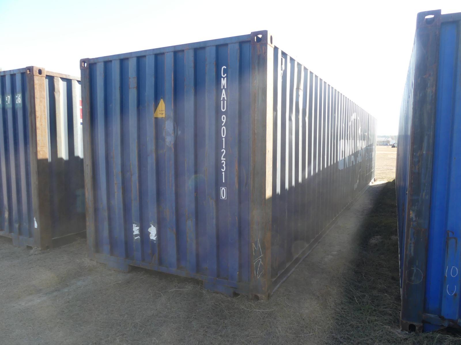 Used 40' Shipping Container, s/n CMAU9012310