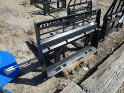 Unused Set of 2023 Trojan SPF15 48" Forks, s/n 124350 for Skid Steer: 3300