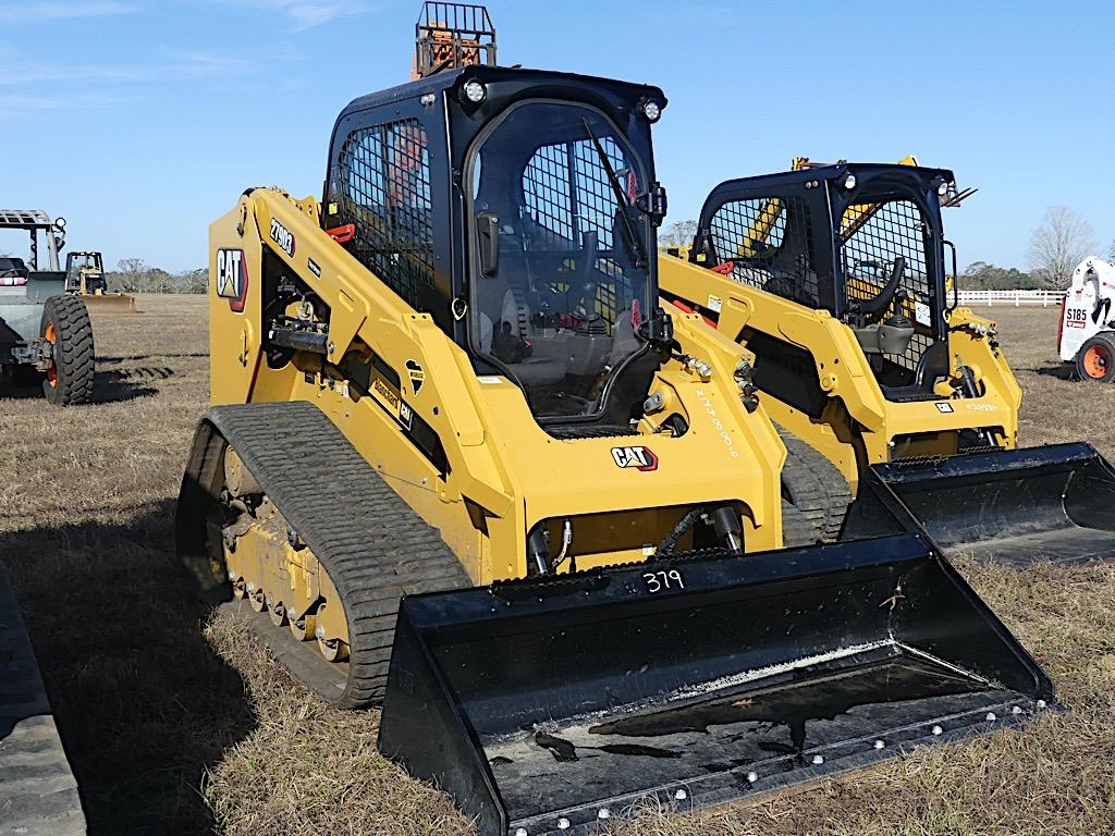 2023 Cat 279D3 Skid Steer, s/n RB905150: C/A, 2-sp., Hyd. Quick Attach Bkt.