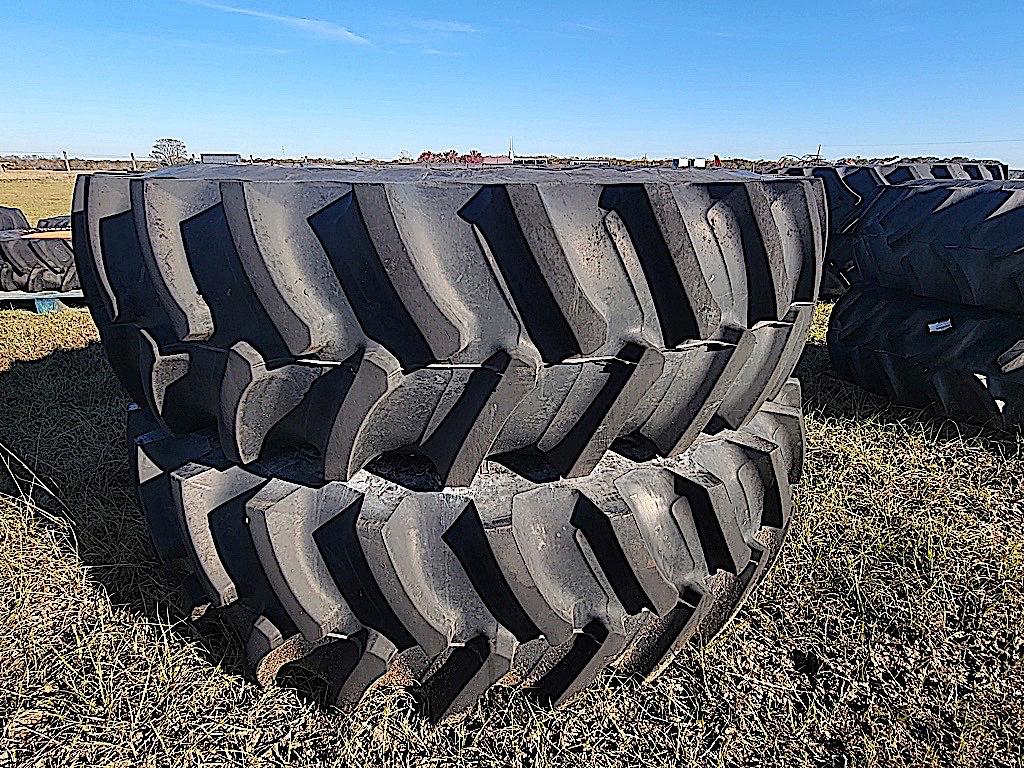 (2) New Firestone Deep Tread 13.4R42 Tractor Tires w/ Kubota Rims, Tag 8093