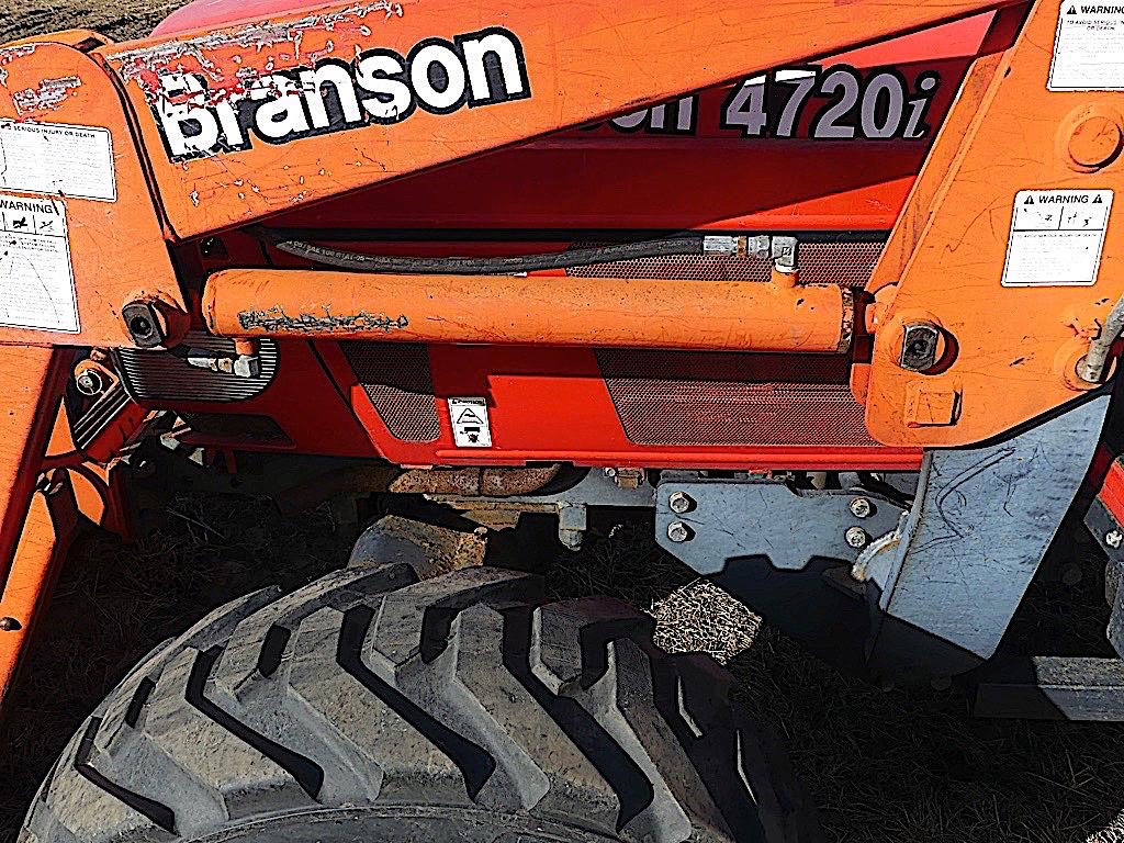 Branson 4720 Tractor, s/n 0N1N00311: Front Loader, Tag 81325