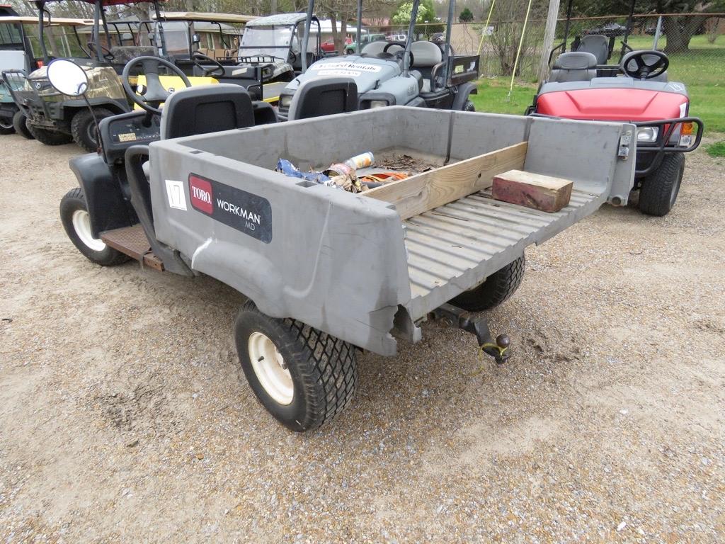Toro Workman Utility Cart, s/n 312000215 (No Title - $50 Trauma Care Fee Ap