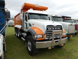 2007 Mack Granite Tri-axle Dump Truck, s/n 1M2AT04C07M006192: MP7 Eng., 8LL