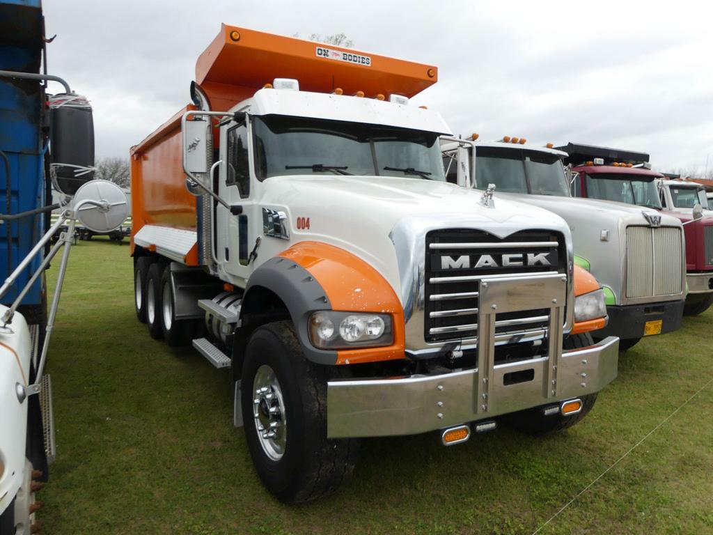 2007 Mack Granite Tri-axle Dump Truck, s/n 1M2AT04C07M006192: MP7 Eng., 8LL