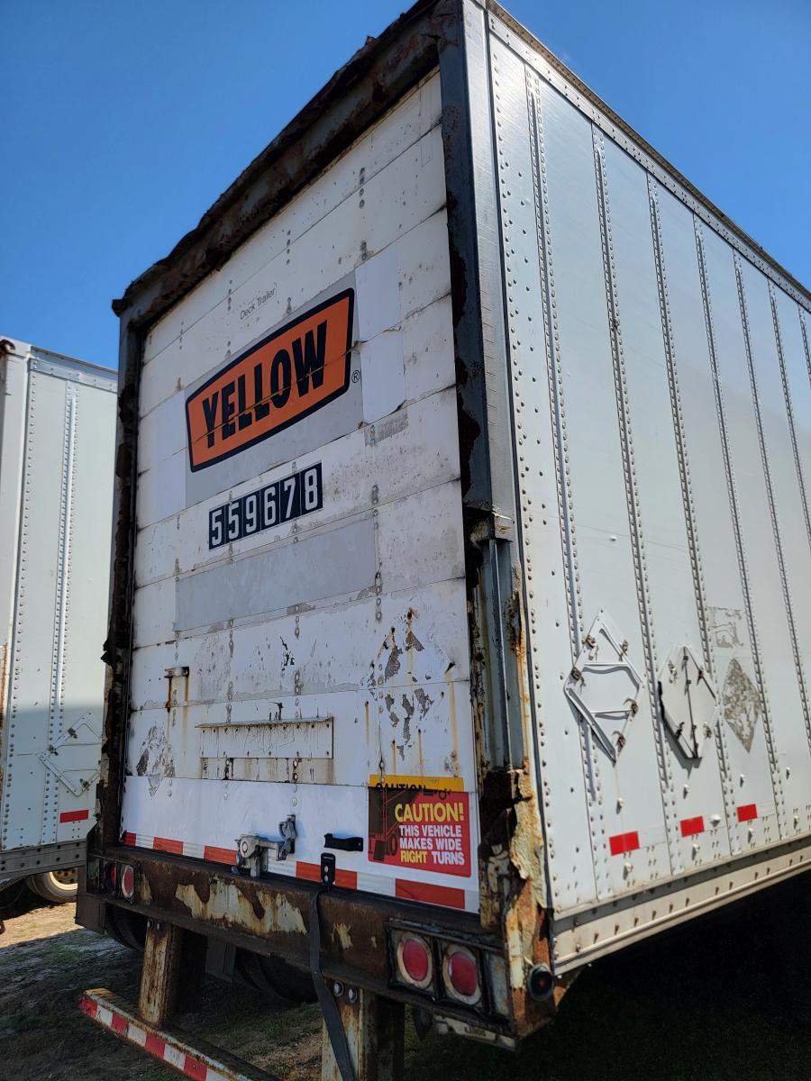 2007 Wabash 53' Van Trailer, s/n 1JJV532W77L051263: T/A, 102" Wide, Spring