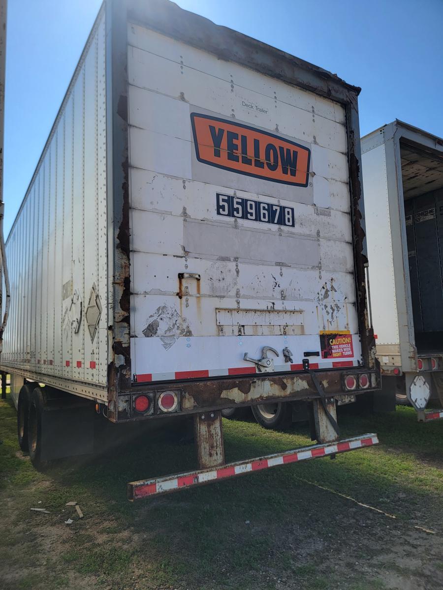 2007 Wabash 53' Van Trailer, s/n 1JJV532W77L051263: T/A, 102" Wide, Spring