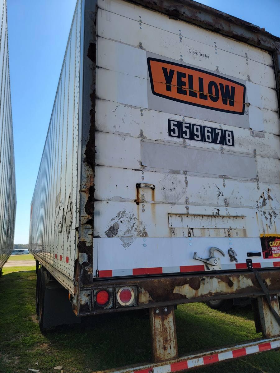 2007 Wabash 53' Van Trailer, s/n 1JJV532W77L051263: T/A, 102" Wide, Spring