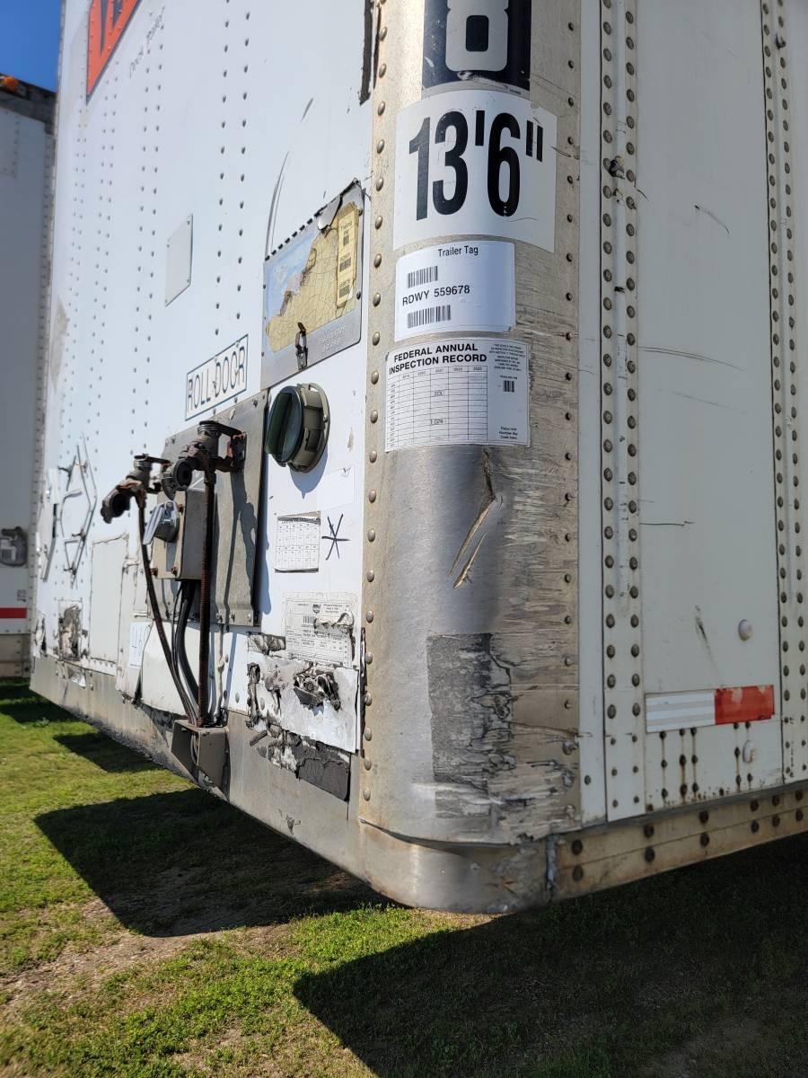 2007 Wabash 53' Van Trailer, s/n 1JJV532W77L051263: T/A, 102" Wide, Spring