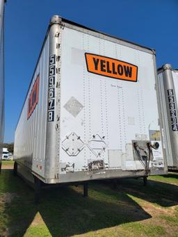 2007 Wabash 53' Van Trailer, s/n 1JJV532W77L051263: T/A, 102" Wide, Spring