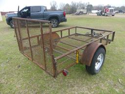 2002 Kends Trailer, s/n 1K9UT081X2D155050 (No Title - Bill of Sale Only): S