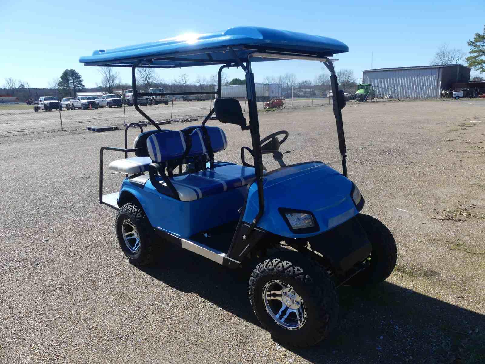 4-person Electric Golf Cart (No Title): 60-volt