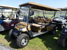 6-seat Electric Golf Cart, s/n GYCY2023040404 (No Title)