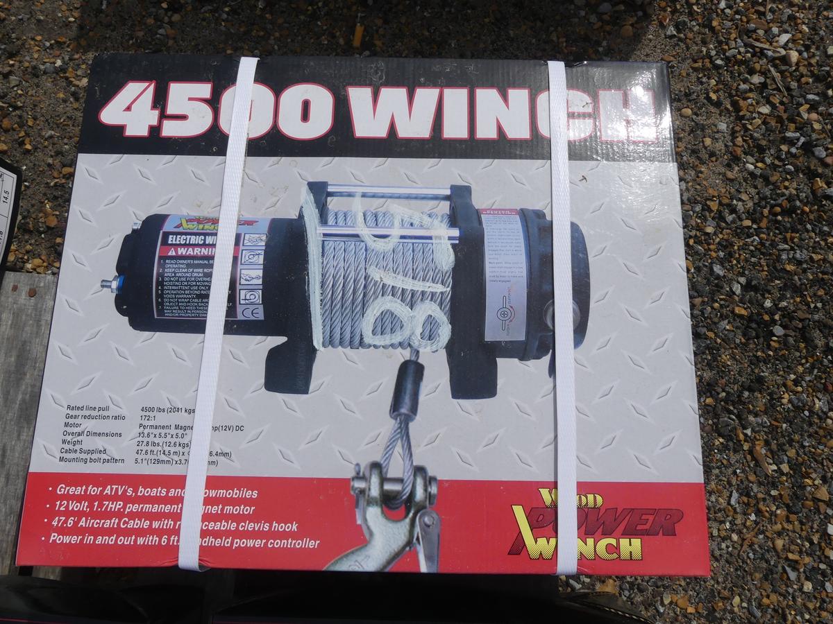 4500# Wood Power Winch