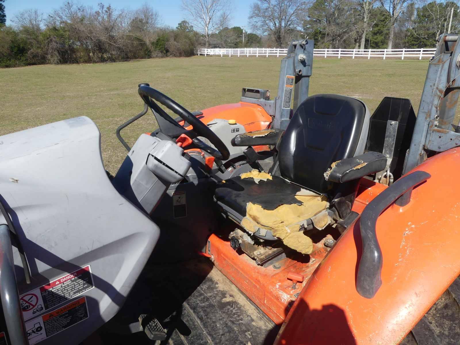 2016 Kubota M5-091 MFWD Tractor, s/n 52073: LA1854 Loader w/ Bkt., Drawbar,