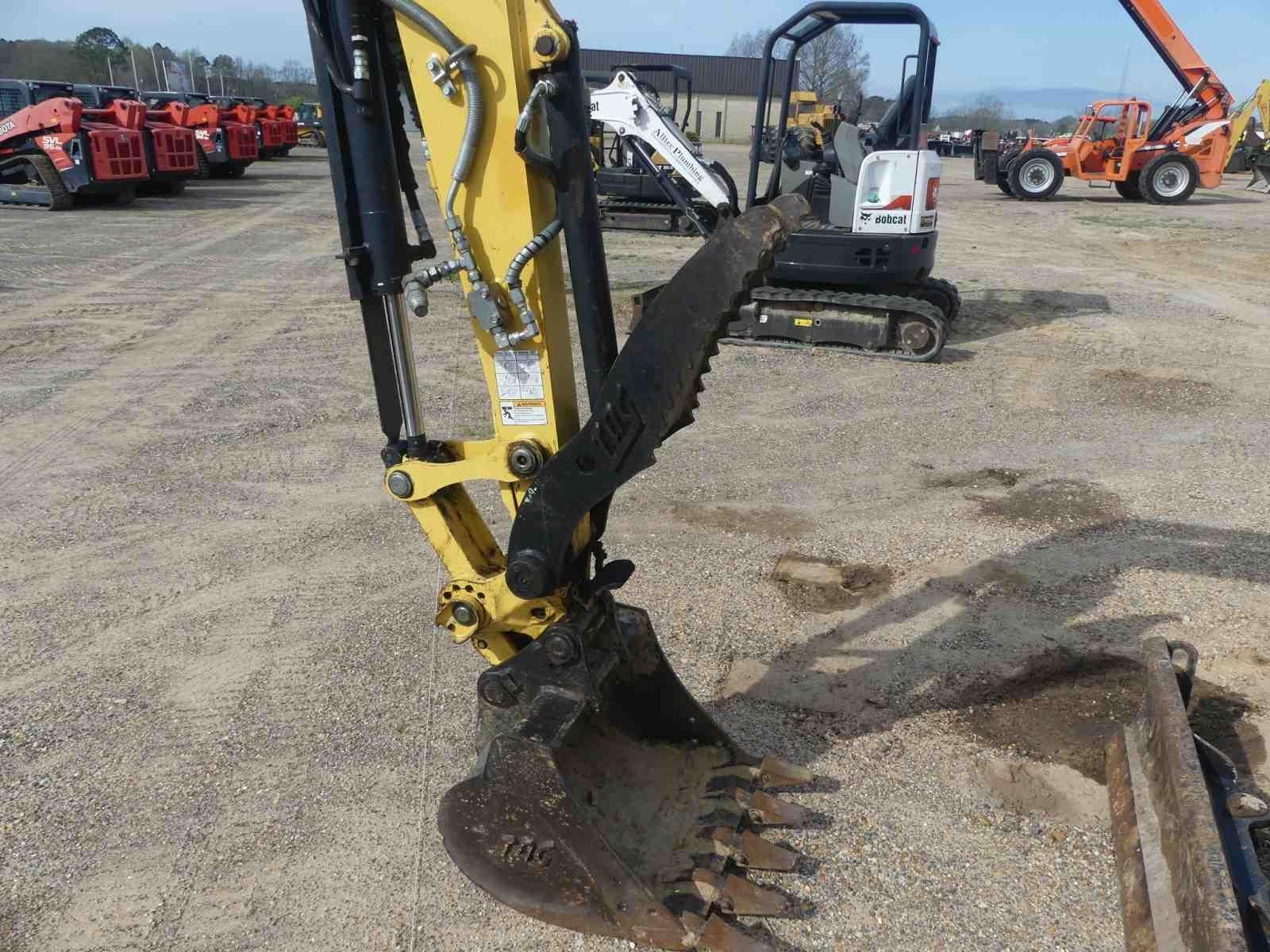 2020 Yanmar VIO35 Mini Excavator, s/n YMRV1035ELAJAL342: 4-post Canopy, Aux