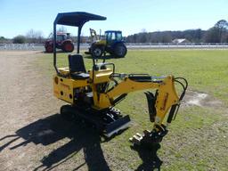 2023 Power X PX10-l Mini Excavator, s/n 305224: 13.5hp Gas Eng., Blade, 2 h