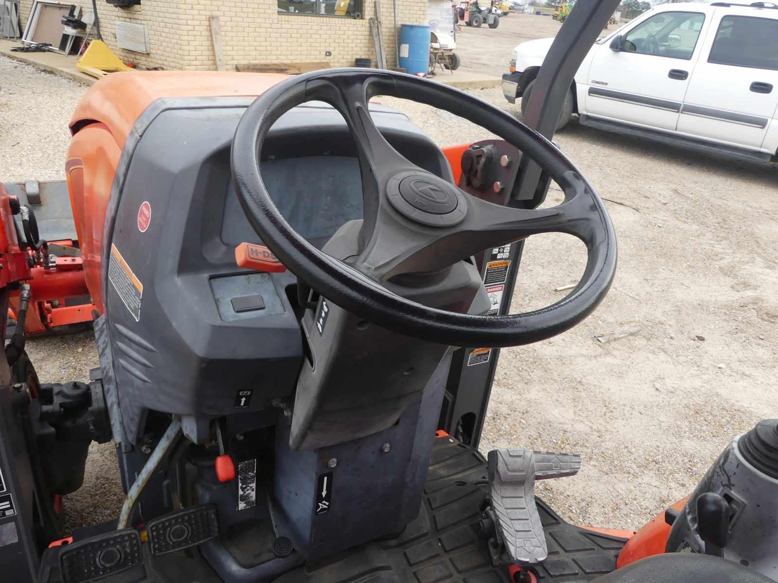 2018 Kubota L47 Loader Backhoe, s/n 51630: Canopy, Hydrostatic, Meter Shows