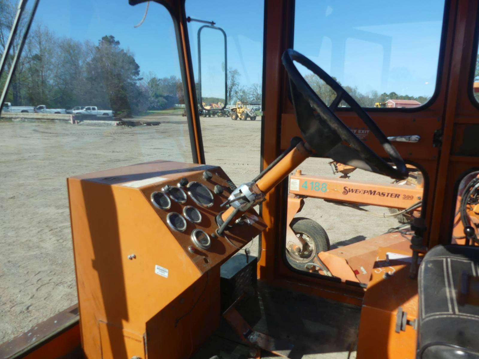 Broce RC300 Sweeper, s/n 88068: Encl. Cab