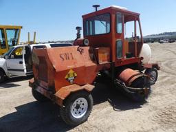 Broce RC300 Sweeper, s/n 87537: Cummins 3.9L Diesel, Water System, Meter Sh