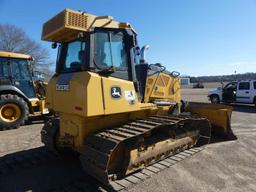 2015 John Deere 700K LGP Dozer, s/n 1T0700KXVFF284697: Encl. Cab, 6-way Bla