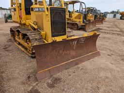 John Deere 450G LGP Dozer, s/n T0450GF747322: Canopy, Sweeps, Screens, 6-wa