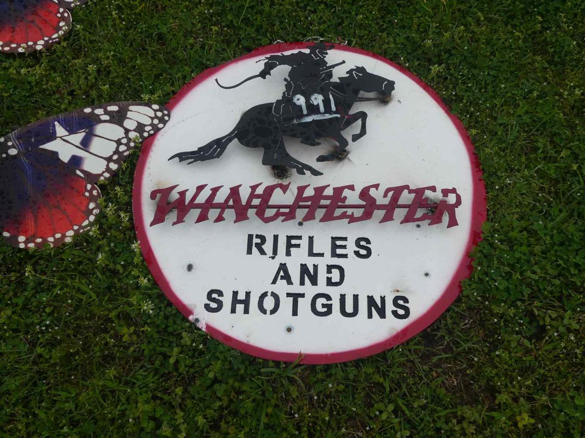 Metal Winchester Sign