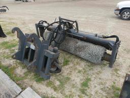 7' Hydraulic Broom Attachment