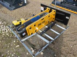 Unused 2023 Wolverine Concrete Breaker Attachment: for Skid Steer, Model CB