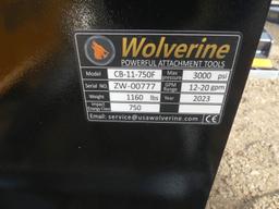 Unused 2023 Wolverine Concrete Breaker Attachment: for Skid Steer, Model CB