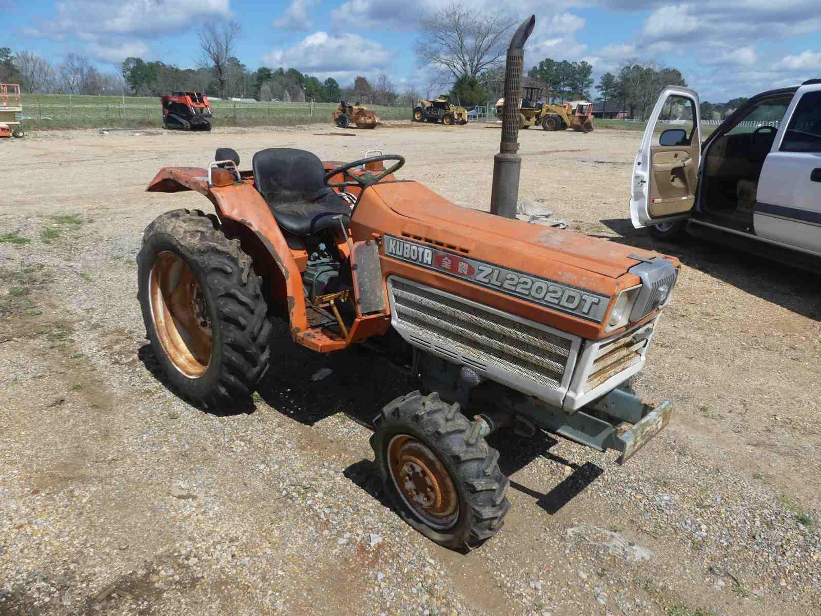 Kubota ZL2202DT MFWD Tractor, s/n 1198 (Salvage): Meter Shows 1602 hrs