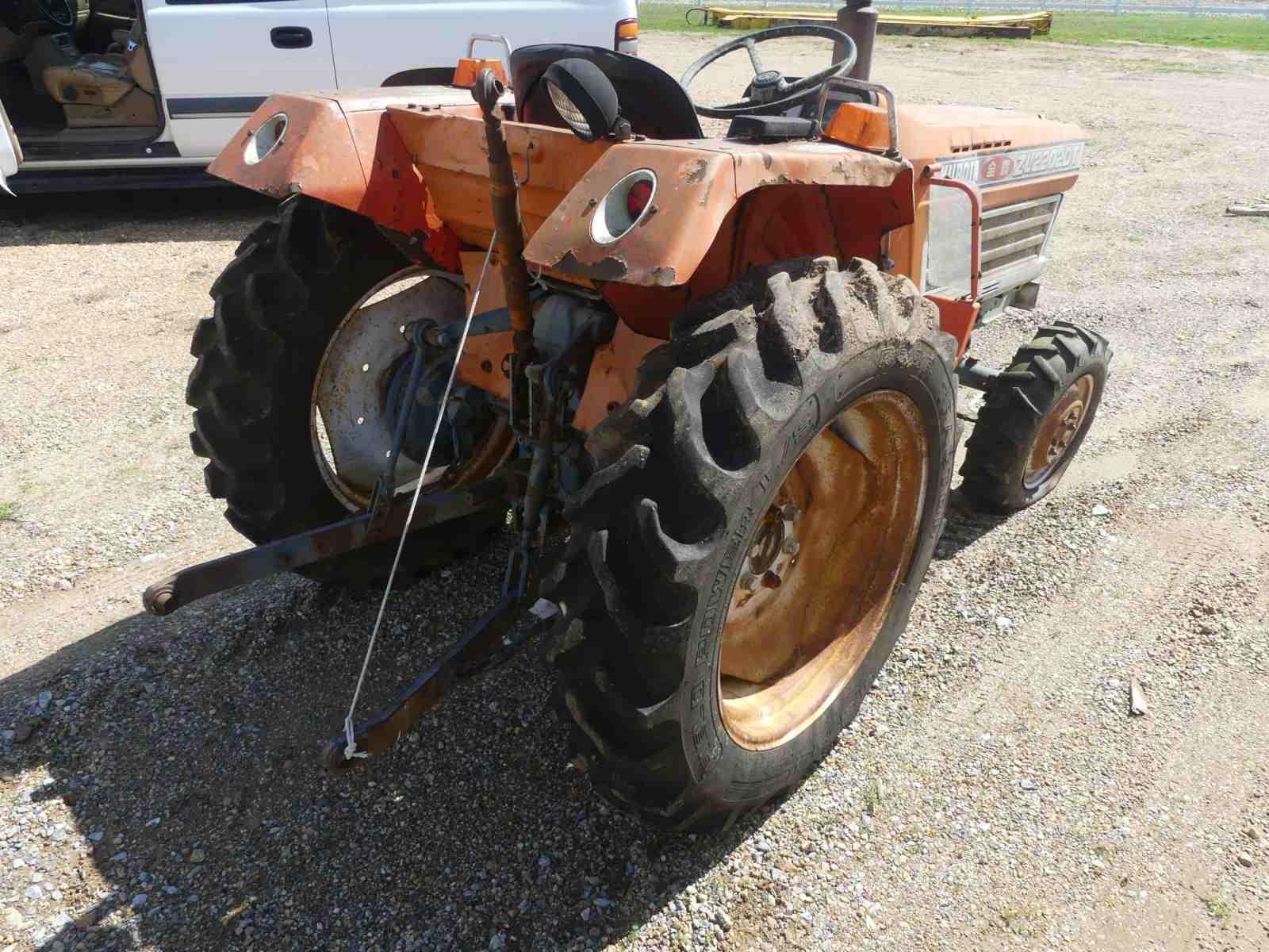 Kubota ZL2202DT MFWD Tractor, s/n 1198 (Salvage): Meter Shows 1602 hrs