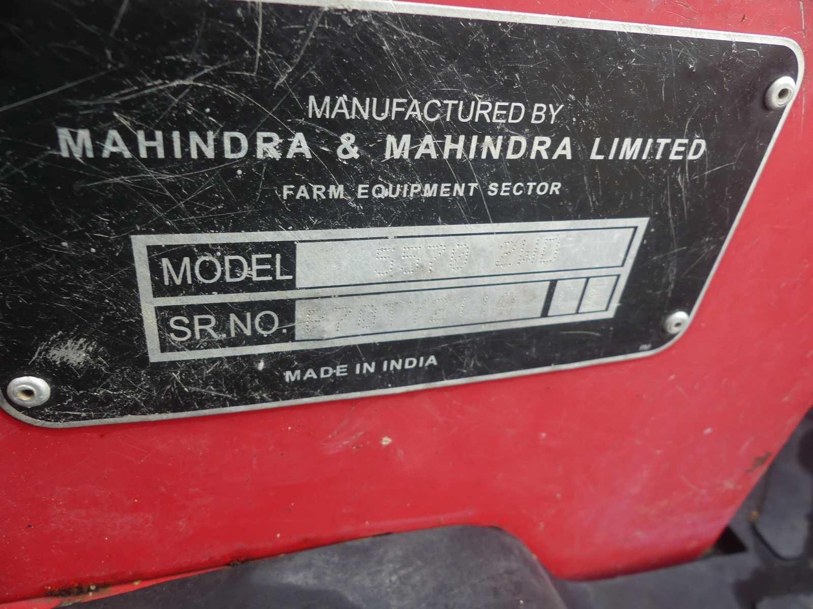 Mahindra 5570 Tractor, s/n P70TY2110 (Salvage) 2wd