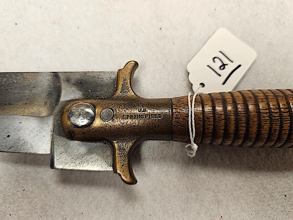 US SPRINGFIELD HOPSITAL CORE KNIFE NO SHEATH S/N 880