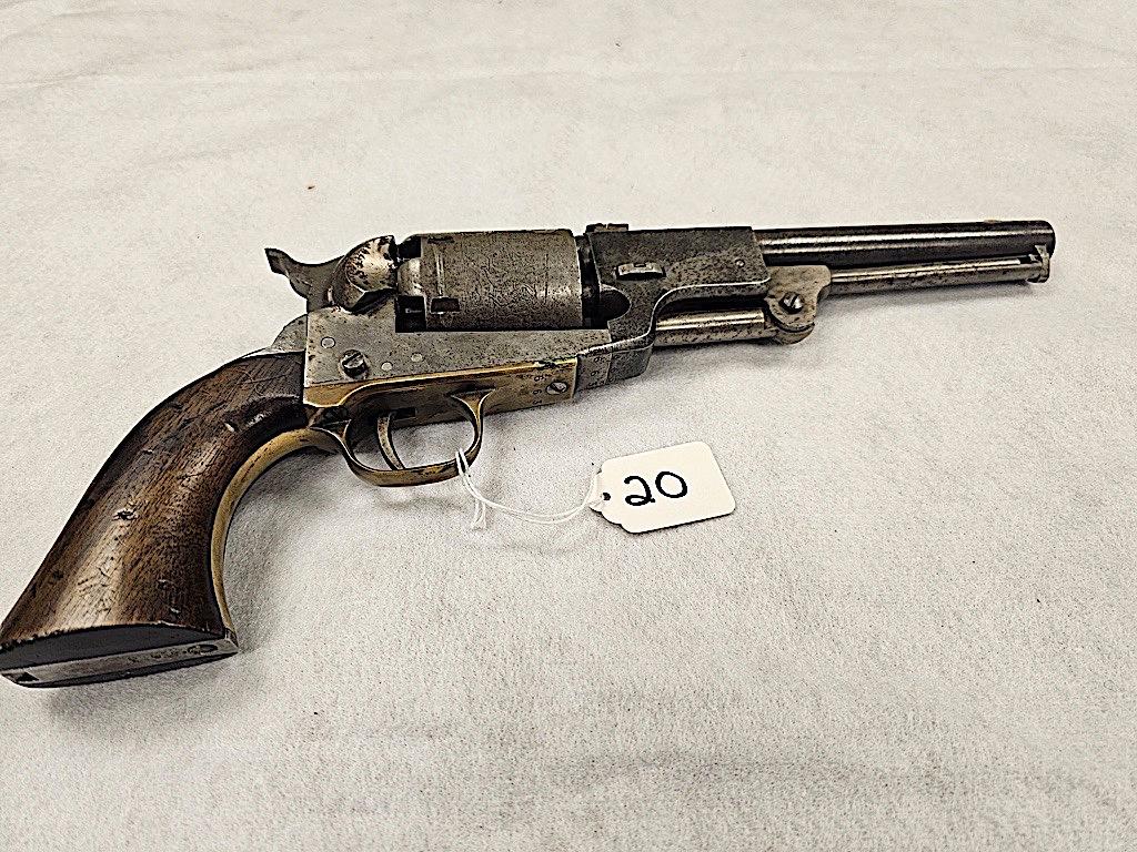 COLT PATENT US DRAGOON REVOLVER, CAL 44, ENGRAVED CYLINDER, REPRODUCTION, S