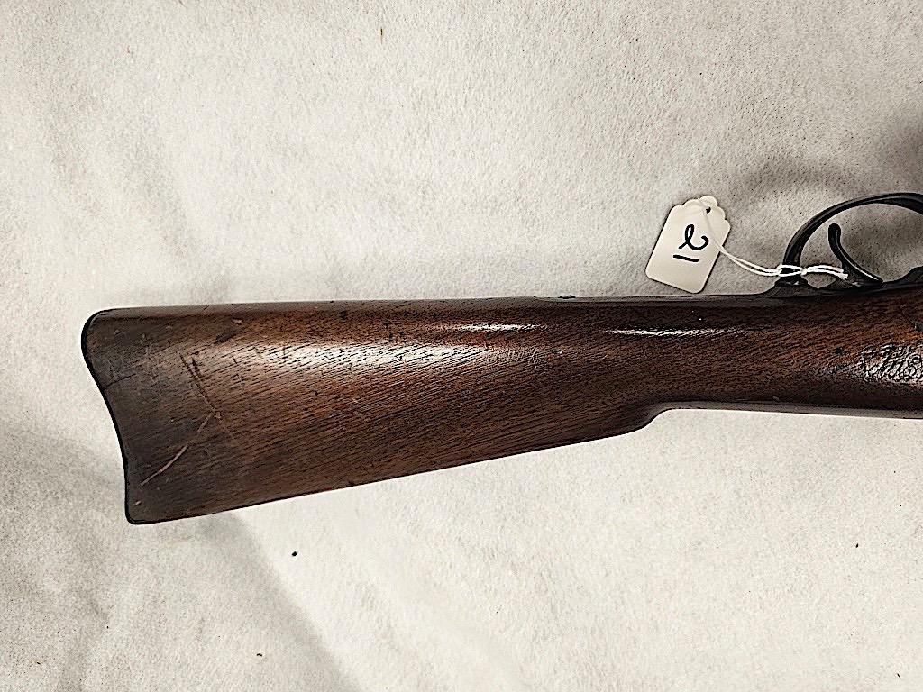 US SPRINGFIELD MODEL 1873 RIFLE, WITH ORIGINAL BAYONET W/ SCABBARD AND STRAP