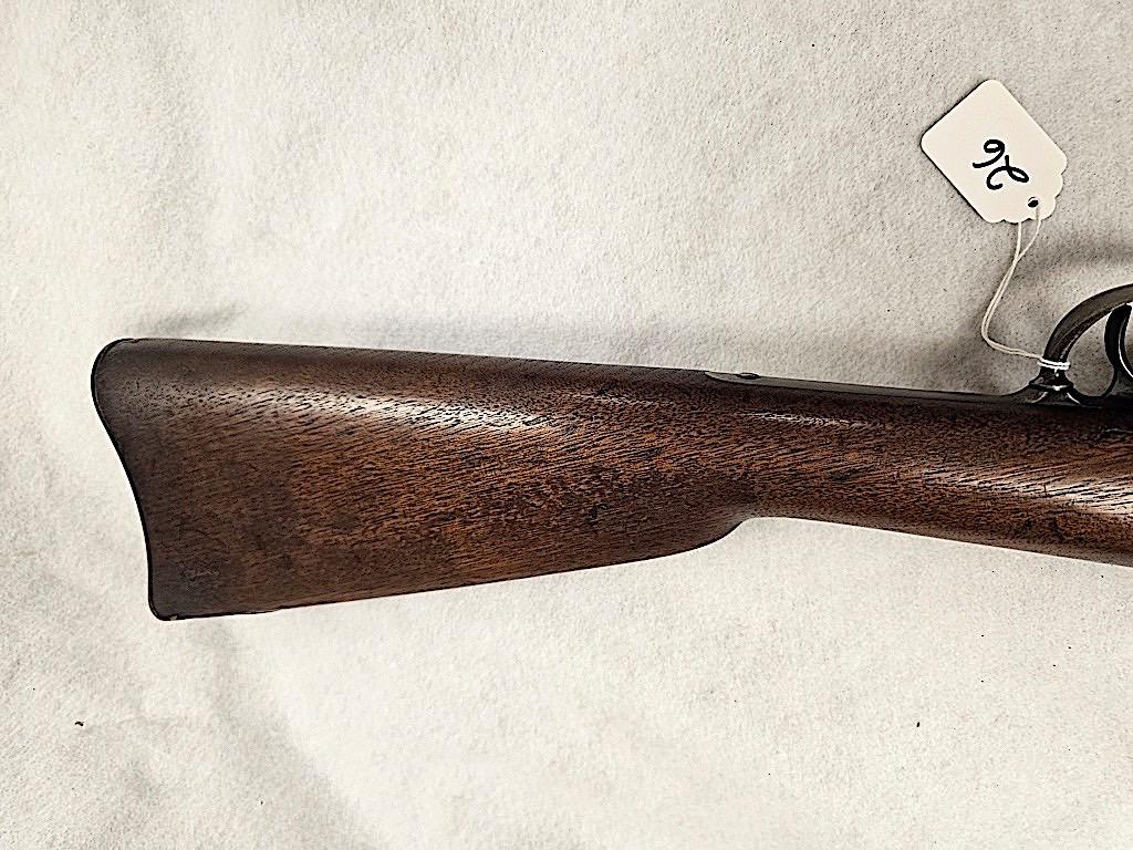 US SPRINGFIELD MODEL 1873 RIFLE, CAL 45/70, ORIGINAL STRAP, AND CLEANING RO