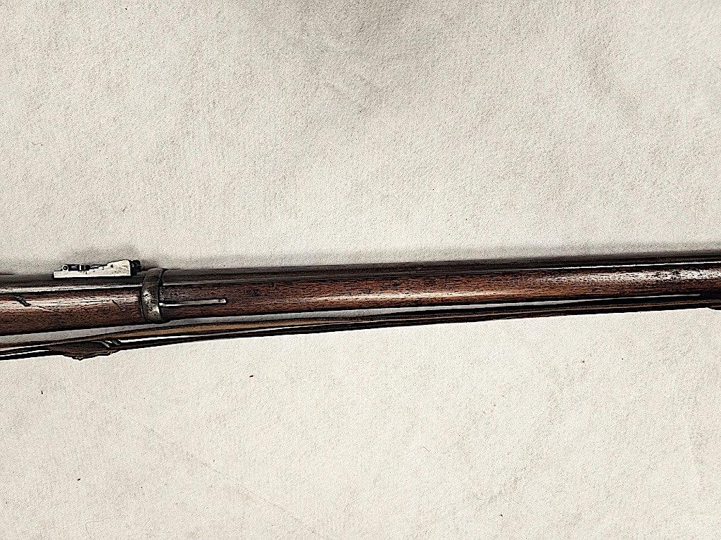 US SPRINGFIELD MODEL 1873 RIFLE, CAL 45/70, ORIGINAL STRAP, AND CLEANING RO