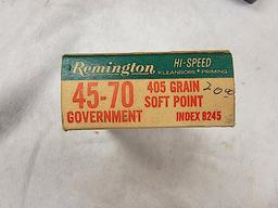 REMINGTON 45/70 GOVERNMENT CARTRIDGES LIVE AMMO