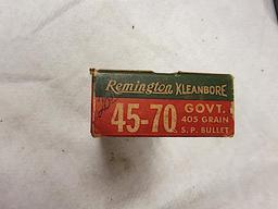 REMINGTON 45/70 GOVERNMENT CARTRIDGES LIVE AMMO