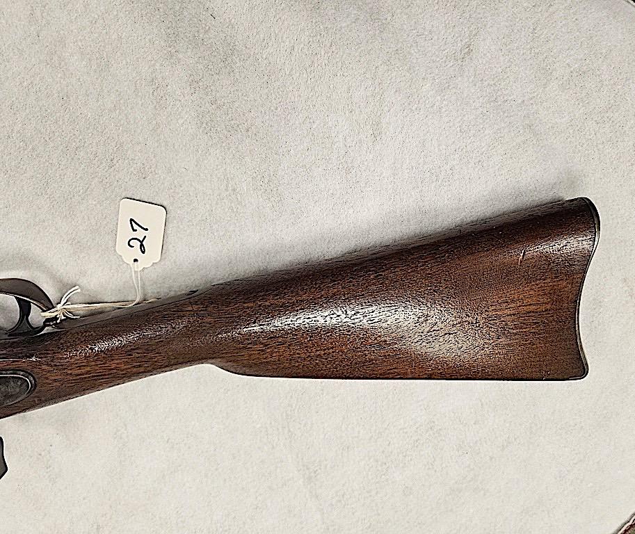 US SPRINGFIELD MODEL 1863 RIFLE, CONVERSION OF MODEL 1870, CAL 50/70, WITH