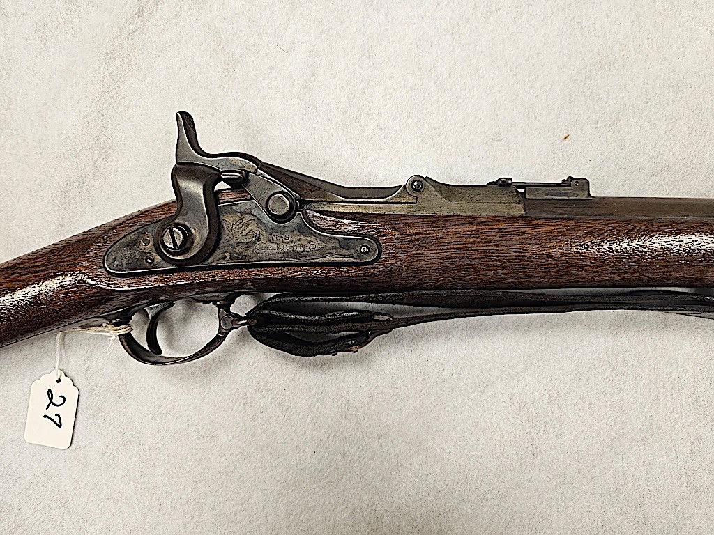 US SPRINGFIELD MODEL 1863 RIFLE, CONVERSION OF MODEL 1870, CAL 50/70, WITH