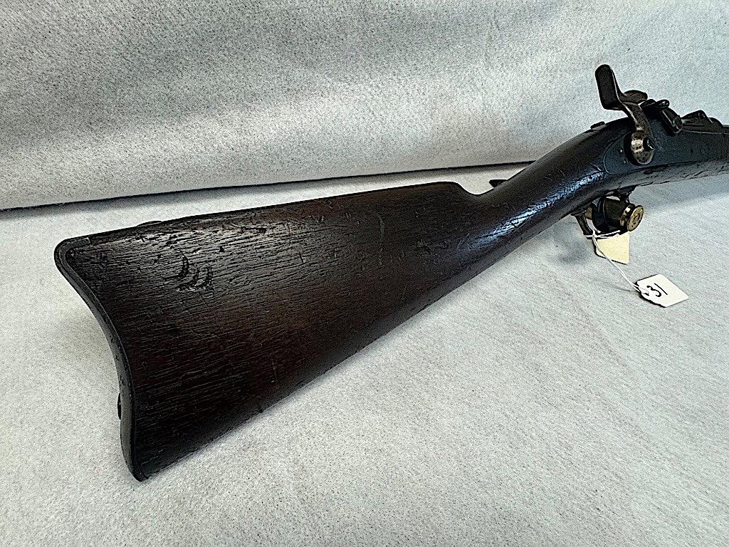 US SPRINGFIELD MODEL 1873 CADET RIFLE, CAL 45/70, WITH CLEANING ROD, S/N 19