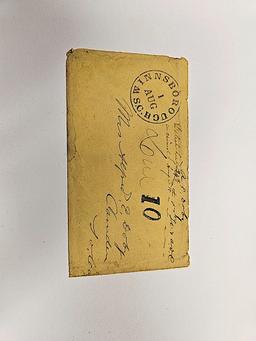 CIVIL WAR ERA ENVELOPE - WINSBOROUGH S.C.