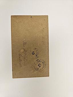 CIVIL WAR ERA ENVELOPE STAMPED 'BEANS STATION TEN SEP 26'