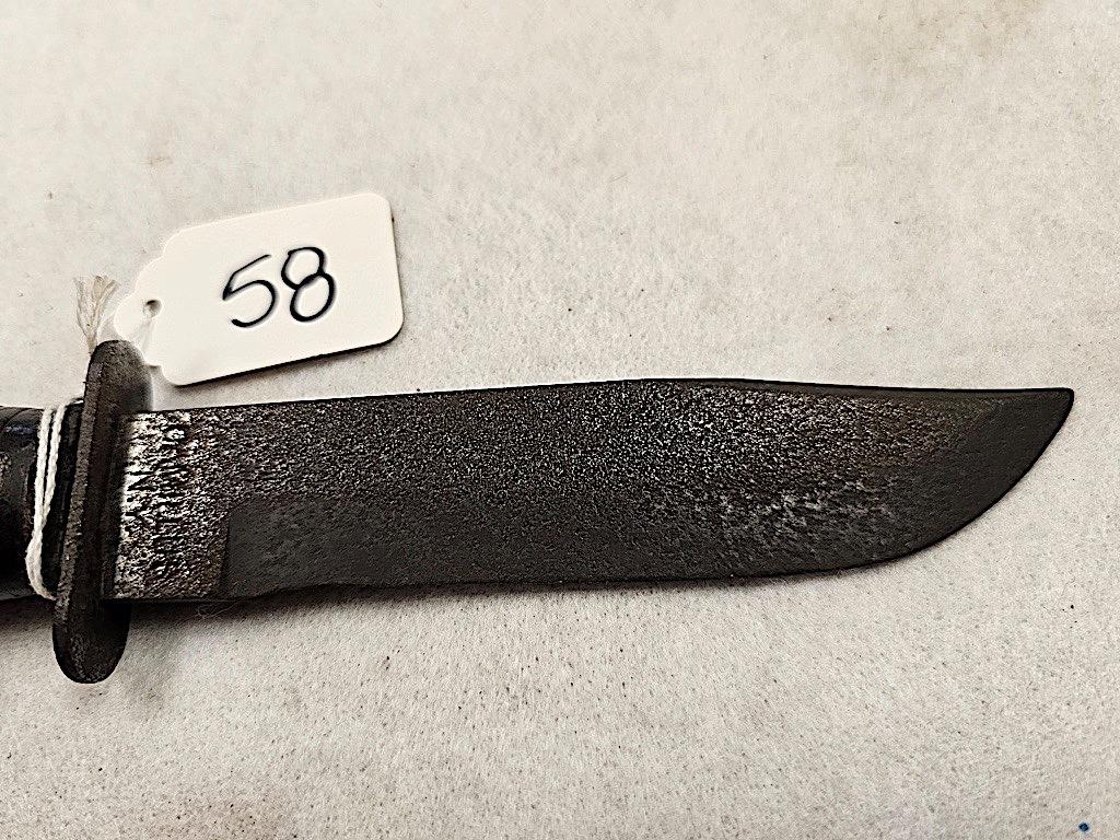 USN FIGHTING KNIFE CAMILLUS NY WITH SHEATH