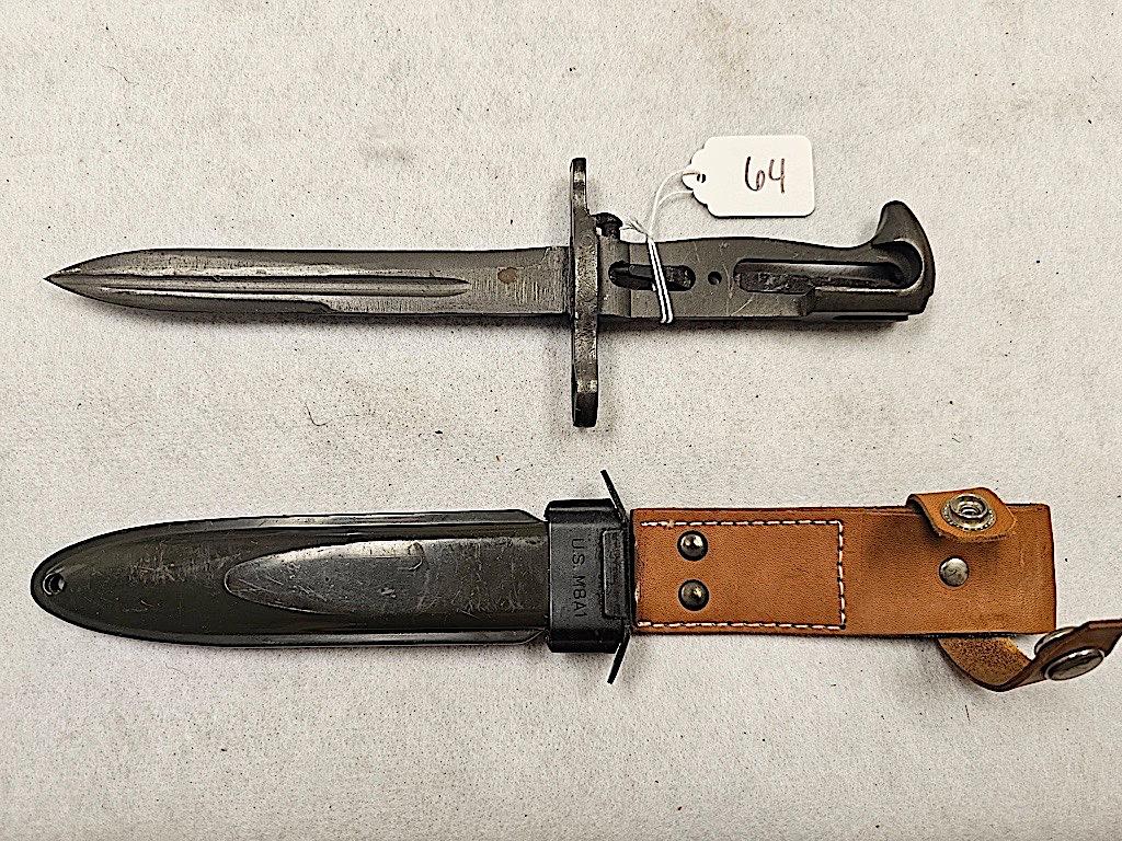 US M8 A1 BAYONET WITH SHEATH