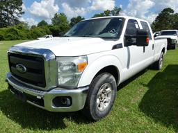 2016 Ford F250 Pickup, s/n 1FT7W2A67GEB21908: Crew Cab, 6.2L Gas Eng., Auto